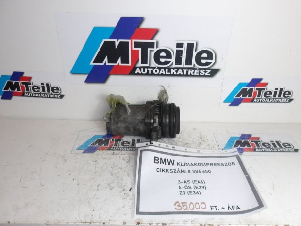 [GYRI BONTOTT] BMW - KLMAKOMPRESSZOR - 3-AS - E46; 5-S - E39; Z3 -